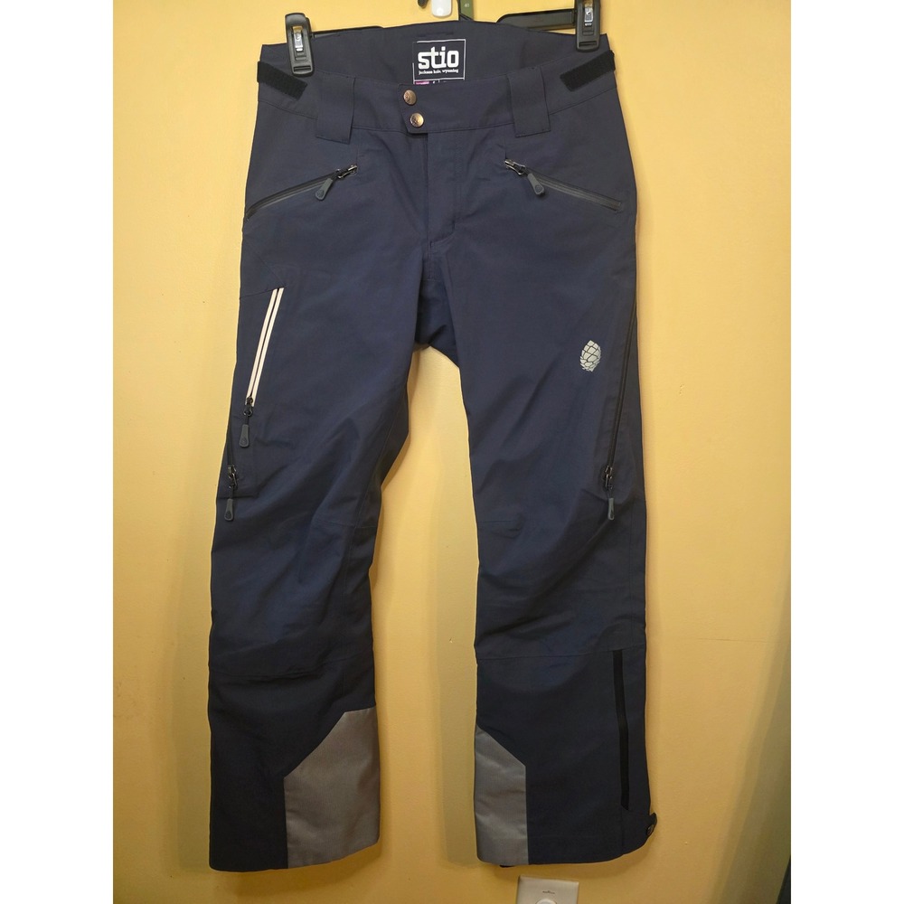 Stio Womens Environ Ski Pants Navy Blue Waterproof Snowboard Size Small